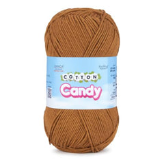 Ganga Acrowools Cotton Candy Yarn – Soft Premium Cotton Blend Wool for Knitting & Crochet | Lightweight, Smooth Texture, Pastel Shades, 100gm Ball (CCY006 -White)