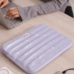 House of Quirk Laptop Sleeve Bag 13-14 Inch | Fashion Waterproof Soft Laptop Sleeve Case for Women & Girls | Lightweight Protective Computer Bag for Office, School & Travel (Purple)