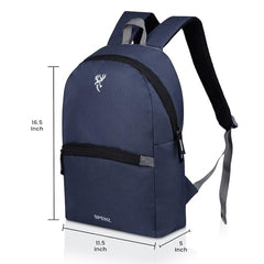 Spenz Saffron Mini Laptop Casual Backpack for Office School & College | Bag for Men & Women(Grey)