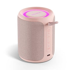 Deeyaple Portable Bluetooth Speaker, IP67 Waterproof Mini Bluetooth Speaker Wireless V5.3 with Stereo Sound,All Day,TWS Pairing,LED Light,Gift for him/her (Red)