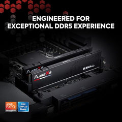 G.Skill Flare X5 AMD Expo 32GB (2 * 16GB) DDR5 6000 MHz CL36-36-36-96 1.35V Desktop Memory RAM - F5-6000J3636F16GX2-FX5