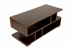 DeckUp Siena Engineered Wood TV Unit (Dark Wenge, Matte Finish)