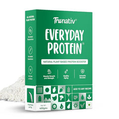 TruNativ Everyday Cookable Plant Protein | 13.5g Protein per Serve | Soy, Pea & Brown Rice Protein | Vegan | Keto Friendly | Cook, Bake & Blend | Family Nutrition | 400g (Pack of 1)