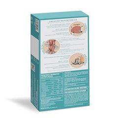 TrueBasics Clean Creatine Monohydrate Powder, Citrus Flavor, 30 Sachets | 3g Creatine per Sachet