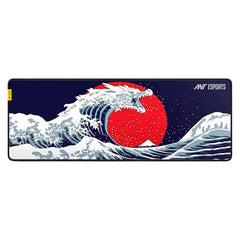 Ant Esports Snow Dragon Unique Mouse Pad Gaming Mouse Pad Extended Mouse Mat for Mouse Keyboard with Stitched Edges Waterproof Non-Slip Base Mousepads for Office Home Shop Gaming Extra Large_Blue