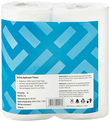Amazon Brand - Solimo 3 Ply Toilet Paper Roll | 1920 Pulls | 160 Pulls X 12 Rolls | Soft And Highly Absorbent | 100% Natural Virgin Cellulose Fiber