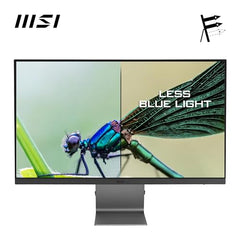 MSI Modern MD271UL, 27 Inch (68.58 cm), IPS Panel, 4K UHD 3840 x 2160, Silver, Eye-Friendly Screen, 99% DCI-P3/139% SRGB, 2X HDMI 2.0b, DP 1.2a, USB Type-C 65W PD Monitor