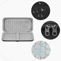 GEEKRIA Keyboard Travel Carry Case Compatible with Logitech MX Keys Mini, EVA Hard Shell Bag (Dark Grey)
