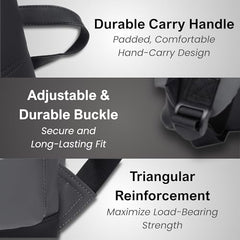 Lysoric Laptop Backpack with USB Charging Port for 15.6" Laptop, Camera, Business, Work, Students for Men & Women with Pocket(Black)