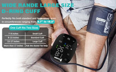 Balson BL-BP-350 Automatic Digital Blood Pressure Monitoring Machine Device for Upper Arm | Large LED Display | Dual User 2×120 Memory | Irregular Heartbeat Detection | One-Touch Operation | Adjustable Cuff 22-42cm | Home BP Machine with 1 Year Warranty