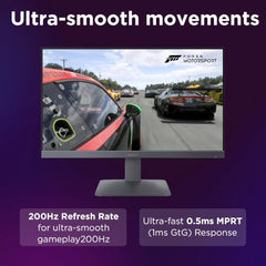 Lenovo LOQ 27Q-10 (Smartchoice) | 27" (68.5cm) QHD (2560x1440) IPS 180Hz Gaming Monitor | 0.5ms, HDR10 Compliance, AMD FreeSync, 99% sRGB, 2xHDMI 2.1 TMDS, 1xDP 1.4| Tilt | Lunar Grey | 68F3GACBIN