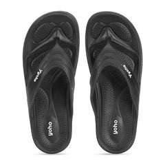 Yoho Drizzle Soft Slippers for Women, Mild Acupressure, Lightweight, Anti Skid & Slip, Diabetic Footwear for Woman, Home Wear Bathroom Chappal for ladies | Waterproof Monsoon & Rainy Footwear | Pastel Lavender - UK 5