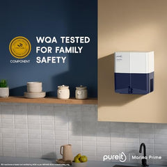 Pureit Wave Plus RO Purifier + Mineral + UV (Black) | Water Purifier for Home | Up to 45% Water Savings | Suitable for Borewell/Tanker/Municipal Supply | Wall Mountable | 7L Storage