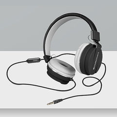 Zebronics Zeb-Storm On Ear Wired Headphone with 3.5mm Jack, Built in Microphone for Calling, 1.5 Meter Cable, Soft Ear Cushion, Adjustable Headband, Foldable Ear Cups and Lightweight Design (Black)