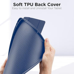 Robustrion Case Cover for iPad Air 11 inch Cover M4 / M3 / M2 / iPad Air 5th Generation Cover/iPad Air 4th Generation with [Pencil Holder] for iPad Air 11 inch M4 M3 M2 /Air 4 5 10.9" - Black