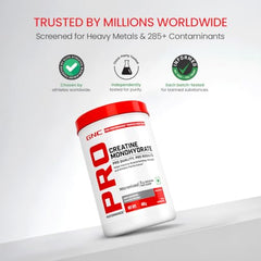 GNC Creatine Monohydrate PRO Performance Powder | 3g, Micronized | 100g | UK's Informed Choice Certified, Unflavoured