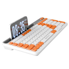 Zebronics Keypad X3 Wireless Keyboard, 102 Keys, 12 Multimedia Keys, 2.4GHz + BT, UV Coated Keycaps, Mobile & Tablet Holder, ₹ Rupee Key, Retractable Stand, USB Nano Receiver (Midnight Black)