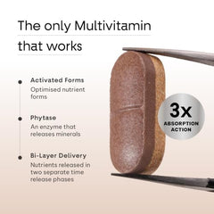 hk vitals Bi-Layer Multivitamin Plus Men + Women, 2 x 30 Tablets