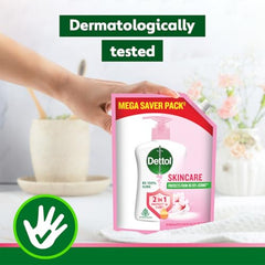 Dettol Liquid Handwash Refill – Skincare Hand Wash- 675ml (Pack fo 2) | pH Balanced | 10x Better Germ Protection