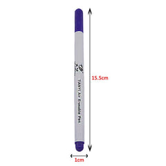 SYGA 12 Piece Air Erasable Pen, Water Erasable Fabric Marking Pens for Fabric, Garment, Leather and Shoes - Blue, Green, Pink, Purple, White and Yellow, 2 Pieces of each colour