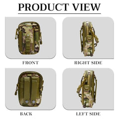 MOMISY Waist Bag, Fanny Pack, Chest Pouch for Men Women Boys Girls (CP Camouflage, 17 * 11.5 * 5 cm)