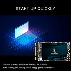 M.2 2230 SSD 1TB NVMe SHARKSPEED PCIe Gen4.0X4 Internal Solid State Drive 30mm, Gaming SSD Compatible with Steam Deck, Microsoft Surface pro7+/proX/laptop3/laptop4/laptop Go Ultrabook