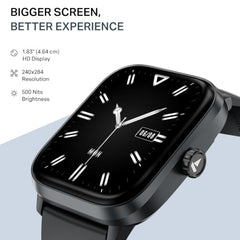 boAt Storm Blaze Smartwatch in Premium Metal Finish with Advanced BT Calling, Functional Crown, 1.83'' (4.64 cm) HD Display, IP68 Waterproof, HR, Sleep, Stress & SPO₂ Tracking, SOS (Cool Grey)
