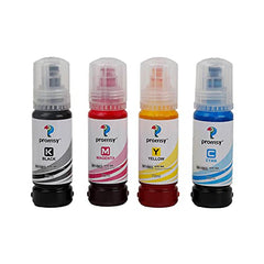 proffisy 001 003 Ink Refill dye Ink Bottle, 4 Colors, High Pages Yield