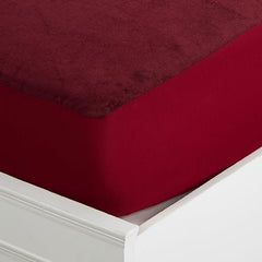 Amazon Brand - Solimo Water Resistant Polyester Mattress Protector, Single Bed Size (72x36 inch), Coffee
