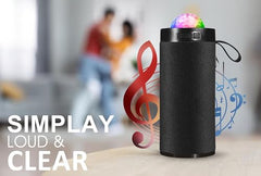 PerfX M21VP Portable Bluetooth Speaker 10W – Thunder Bass, Inbuilt Disco Lights, Wireless Speaker for Party & Outdoor (Disco Light 10 W Bluetooth Speaker, Green)