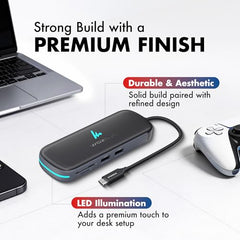 Type C 14 in 1 Wozoyo Docking Station, PD 100W, 2X4K@60Hz HDMI,4K DisplayPort, 2XType-C 10Gbps, USB 10Gbps, Gigabit Ethernet, AUX Port,Universally Compatible Thunderbolt 4,macOS,Windows,Android & iOS