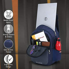 NORTH ZONE Lightweight school bags Backpacks for Boys Girls Stylish men and women Casual Travel Laptop Bag College office (BLACK)