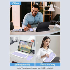 GR Deals Bluetooth Keyboard and Mouse Combo Portable Wireless Keyboard Mouse Set for Pad/Phone/OS/and Above Samsun Tablet Phone Smartphone Android Windows (Purple)