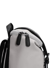 FUR JADEN Vegan Leather Anti Theft Design Casual Laptop Backpack with 15.6 Inch Laptop Pocket