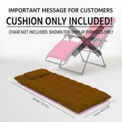 DADDY COOL Multipurpose Extra Long Rocking Chair Cushion for Outdoor and Indoor/Chair pad for Home & Office Chair Filling 18 x 50 Inch Pack of 1 Dark Green (Only Cushion)