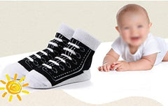 MOMISY 5 Pairs Baby Girl Boys Tube Socks Toddlers Infant Solid Color Ankle Socks Stretch Baby Socks (Multicolored, 0 Months-6 Months)