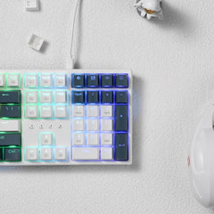 Redragon K668 RGB Gaming Keyboard, 104 Keys + Extra 4 Hotkeys Wired Mechanical Keyboard w/Sound Absorbing Foams, Upgraded Hot-swappable Socket, Mixed Color Keycaps, Red Switch