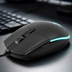 ZEBRONICS WAR M, Wired Gaming Mouse with 6 Buttons, High Precision Sensor, up to 4200 DPI, Gold Plated USB Interface, Breathing LED, 1.8m Braided Cable