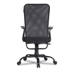 Green Soul Seoul X Office Chair, Mid Back Fabric Ergonomic Home Office Desk Chair with Comfortable & Spacious Seat, Rocking-tilt Mechanism & Heavy Duty Metal Base (Black)