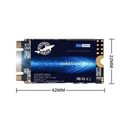 Dogfish M.2 2242 2TB SSD: High Performance Internal Solid State Drive for Desktop & Laptop - SATA III 6Gb/s