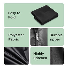 Encasify 100L Extra Large Polyester Storage Bags – Heavy Duty Moving Bags with Strong Zippers & Carry Handles, Big Packing Bags for Moving, Storage, Travel & Camping (2 Pack)