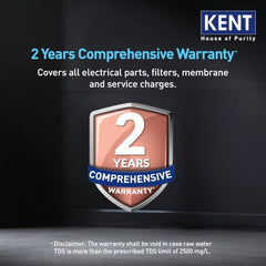 KENT Supreme IoT RO Water Purifier|RO+UF+UV+Alk+Cu+TDS Control+UV In-Tank | IoT Enabled | Alkaline Water with pH 8-9.5 | 8L | 20LP/Hr Ideal For Borewell/Tanker/Municipal Water