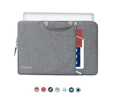 Dyazo Slim 15" to 15.6 Inch Laptop Sleeve, Laptop Cover Case with Handle & Accessories Pocket Universal Compatible for Dell, HP, Lenovo, Asus and All Other Notebook etc. (Grey)