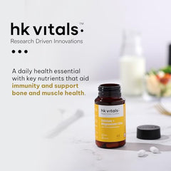 hk vitals Omega 3, 60 Fish Oil Capsules + Multivitamin, 60 Tablets | 1000mg Omega 3 with 180mg EPA and 120mg DHA | For Brain, Heart, and Joints Health