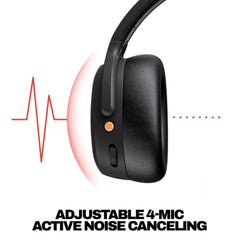 Skullcandy Crusher ANC 2 Over-Ear 4-Mic Active Noise Cancelling Wireless Headphones with 100 dB Sensory Bass, 40mm Drivers, Dual-Device Pairing, 50Hr Battery, Alexa Enabled â€“ Black