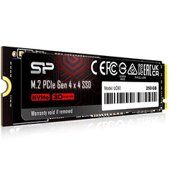 SP Silicon Power UD9X 500GB NVMe PCIe 4.0 M.2 2280 SSD, Up to 5000MB/s, 3D NAND, Gen4x4 Internal Solid State Drive for PC, Laptop, Desktop (SP500GBP44UD9005IN)