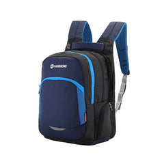 HARISSONS Xeno Travel Laptop Backpack | 40L | Fits 15.6" Laptop | Water-Resistant Dobby PU Polyester | USB Port, Rain Cover, Reflectors, Sternum Strap | Work, College & Commute (Black-Green)