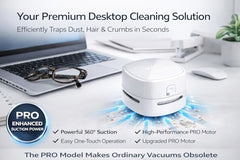 5 LEAFé : JOURNEY TO HEALTH Panda Mini Vacuum Cleaner for Desk (with Nozzle), 500 Pa Powerful Suction, USB Rechargeable Handheld Table Dust Cleaner for Keyboard, Laptop, Car Interior