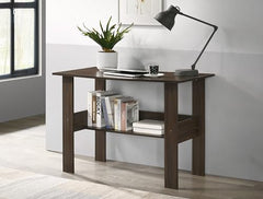 DeckUp Eden Home Engineered Wood Study Table and Office Desk (White, Matte Finish)