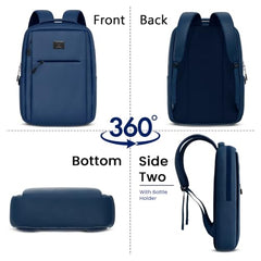 REDHORNS Waterproof 15.6-Inch Laptop Backpack for Unisex Travel Laptop Bag For Office Bag School Bag College Bag Business Bag - Black